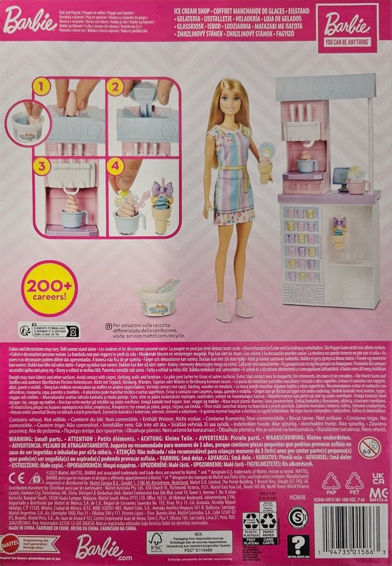 Barbie IJssalon Speelset - Barbiepop van Barbie — afbeelding 4