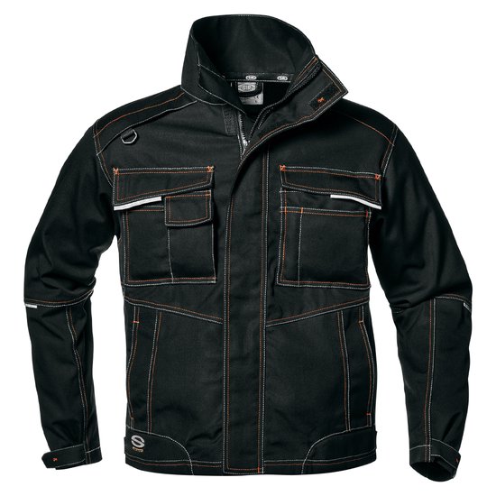 SIR SAFETY GEMINI JACKET Veste de travail en toile Zwart pour homme - Poches pratiques avec plusieurs poches