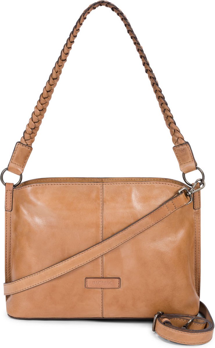 Bag2Bag Leren Schoudertas Dames Baltic Mushroom