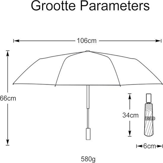 Parablu Parapluie Pliant Coupe-Vent à 16 baleines, Grand Parapluie Pliant à Ouverture Automatique, Coupe-Vent, Parasol UV, Vert foncé