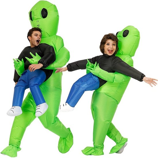 Elettra | Halloween -kostuum van een opblaasbaar alien - Prime Amsterdam