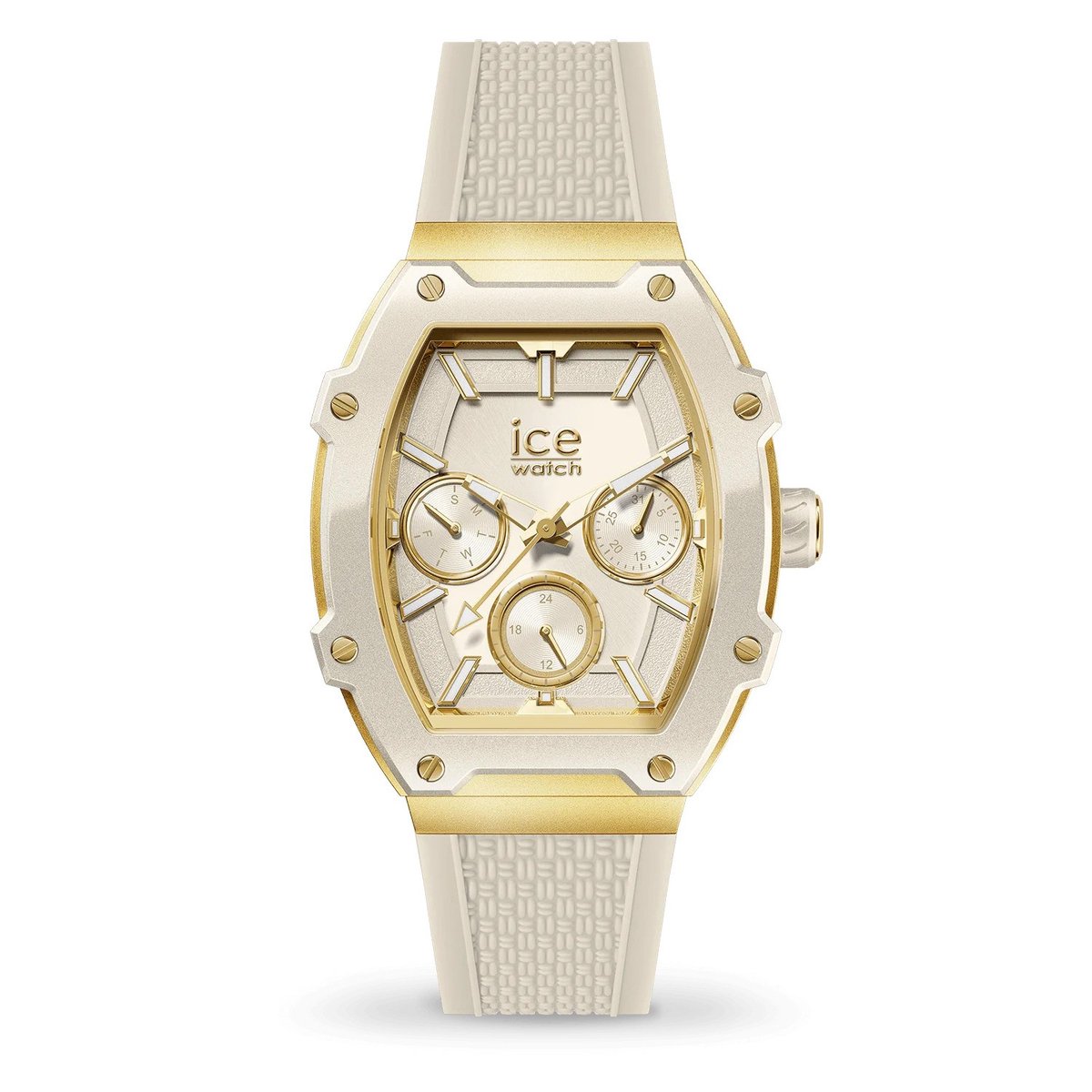 Ice Watch ICE boliday - Almond skin 023898 Horloge - Siliconen - Crème - Ø 44.5 mm