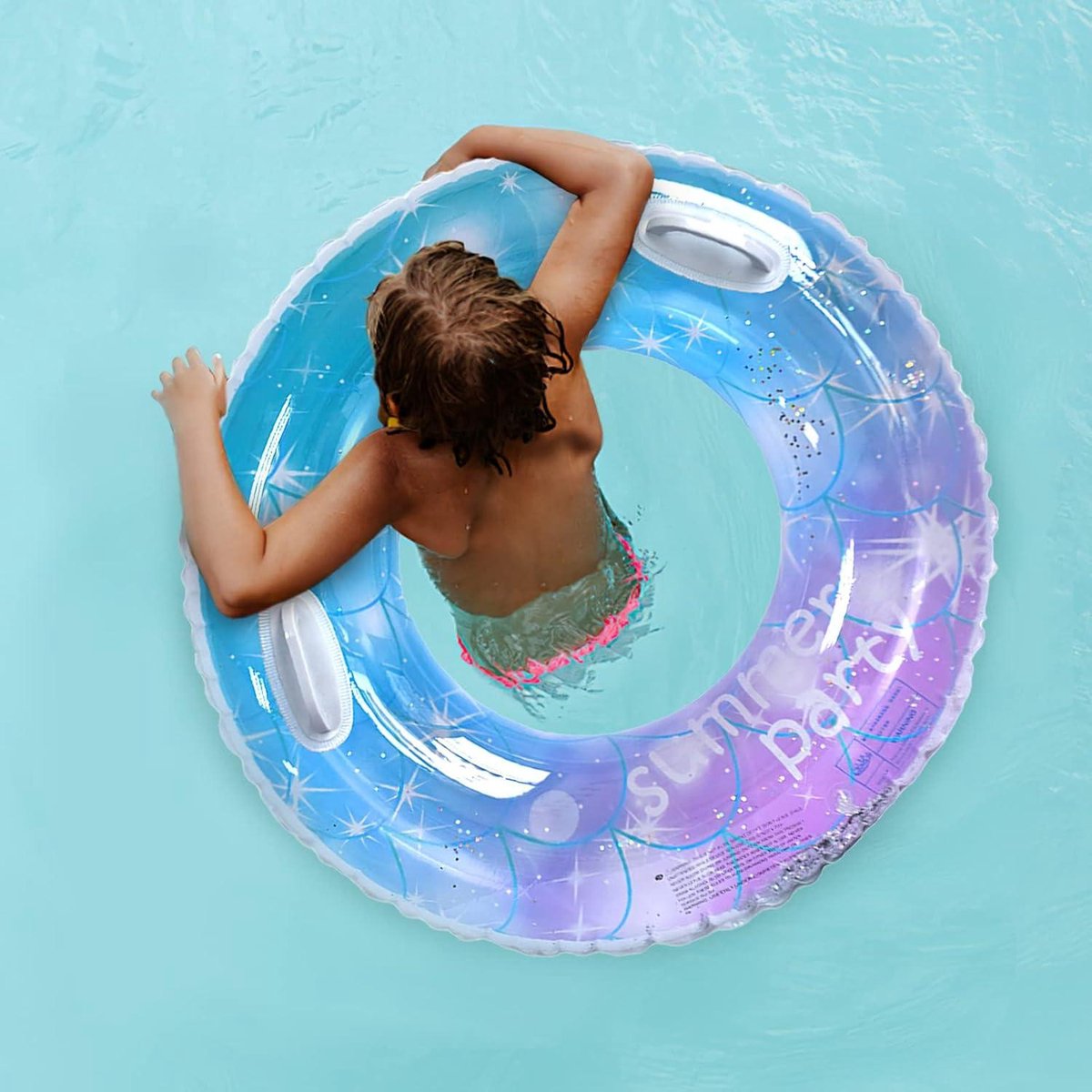 40cm/16inch strandbal transparante opblaasbare zwembad speelgoedbal met prachtige confetti kopen vanaf een prijs van 6.68