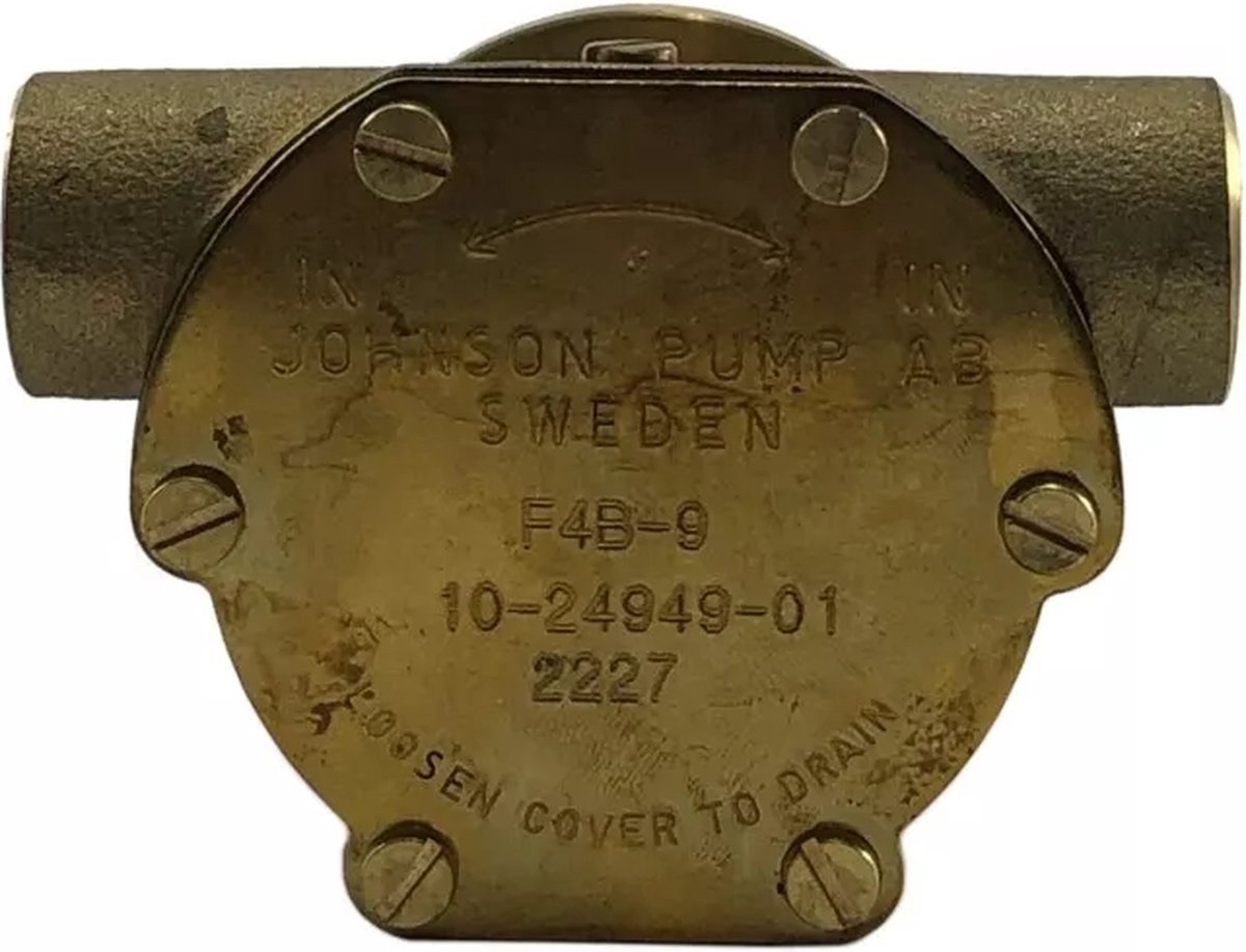 Johnson Pump zelfaanzuigende bronzen Koelwater Impellerpomp F4B-9 (Nanni Diesel) | 10-24949-01