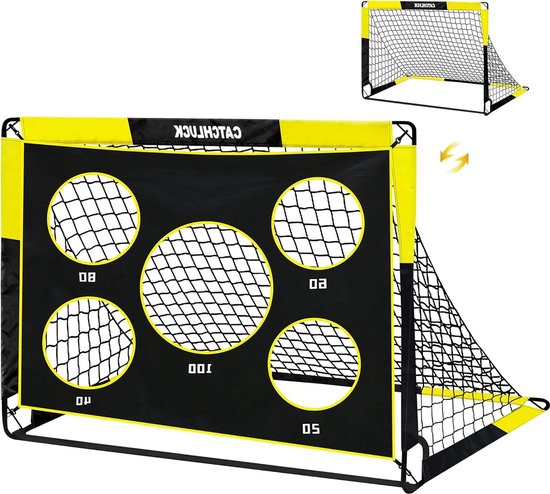 Kindervoetbaldoel Voor In De Tuin - Training En Plezier Voor Kinderen Pop Up Voetbaldoel Met Draagtas