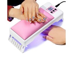 UV Nagel Lamp Met Handkussen - Led Droger 120W - 24 Leds - SUN YC-09 - Inklapbaar