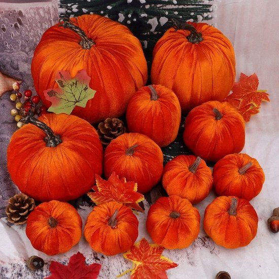 yanwuwa 10-delige Schuim Pompoen Set Voor Herfst Oogst Halloween yanwuwa 10-delige Schuim Pompoen Set Voor Herfst Oogst Halloween