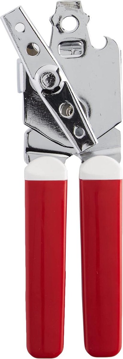 Stainless Steel Can Opener with Colorful Handles - De Lux Model