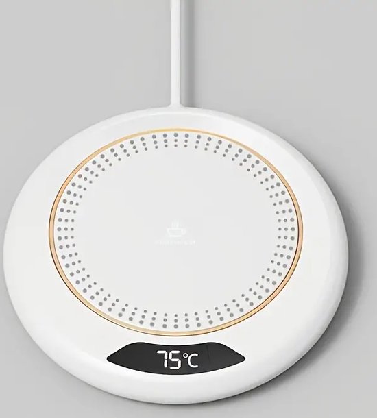 Chauffe-tasse BLANC - Chauffe-tasse - Chauffe-tasse - Plaque chauffante - Chauffe Café et Thee - E- Unlimited - Dessous de verre chauffant électrique - Chauffe Café - Chauffe-tasse à café - Chauffe-tasse - USB - Chauffe-tasse - Wit