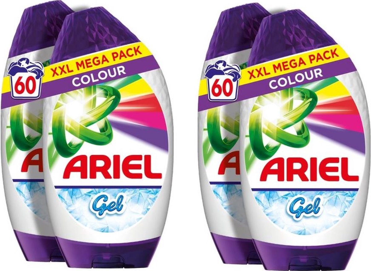 Goedkoopste Ariel Vloeibaar Wasmiddel Color 120 wasbeurten - 4x1050ml