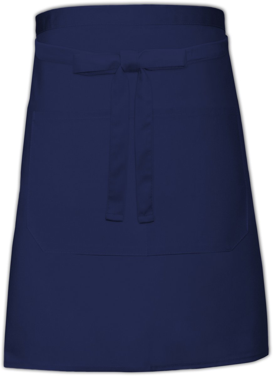 Bakkerssloof met zak - Navy - 50 x 90 cm - Link Kitchen Wear