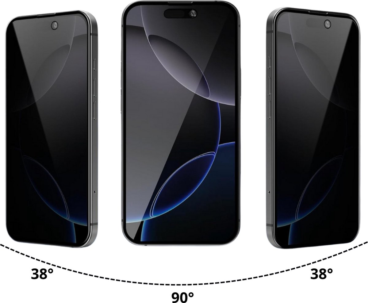 Film De Protection Hydrogel Anti-espion Pour IPhone 16 Pro (6.3") - Lot De 2, TPU Souple, Compatible Coques