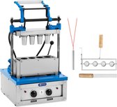 Bol.com Royal Catering Waffeleisen für Eiswaffeln - 100 - 120 Wafels/h - 55 x 70 mm - Royal Catering aanbieding