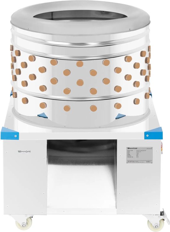 Kippenplukker - 1.500 W - 540 kg / uur - Wiesenfield — afbeelding 3