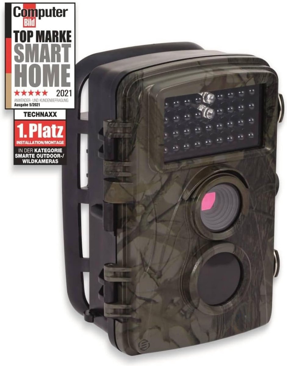 Equivera Wildcamera voor Buiten - Wildcamera met Nachtzicht - WiFi - Hoge Resolutie - Waterdicht - Wild Camera - Premium