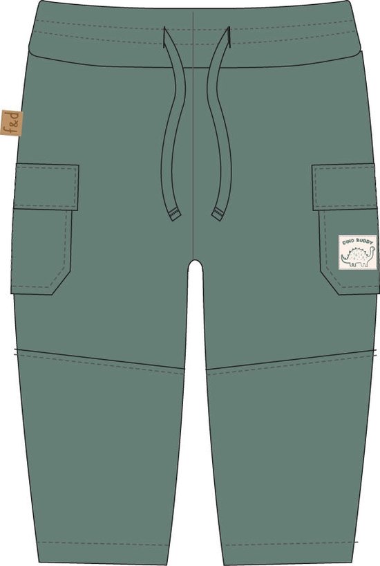 Frogs and Dogs - Pantalon cargo | Goblin Blauw - Katoen - Taille 62