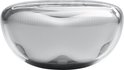 Gesloten wit oplaaddoosje voor JBL Tune Flex 2 oordopjes met transparant deksel.