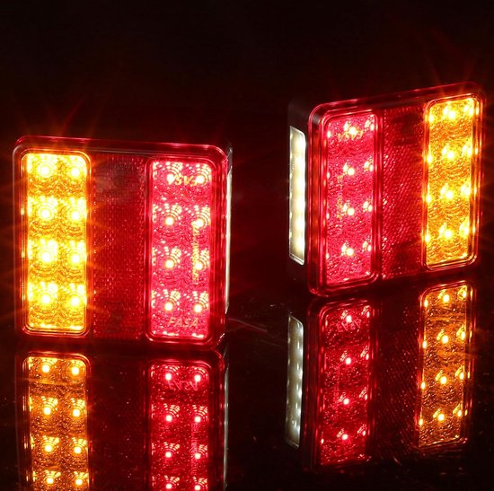 Equivera Siècle des Lumières de remorque - Set Siècle des Lumières de remorque - Éclairage de remorque - Siècle des Lumières de remorque