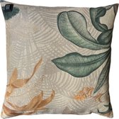 Bol.com Warmpi® Draadloos Warmtekussen incl. Warmpi® Powerbank (10.000mah) - Flower Therm Beige - Polyester Gordijnstof - Het el... aanbieding