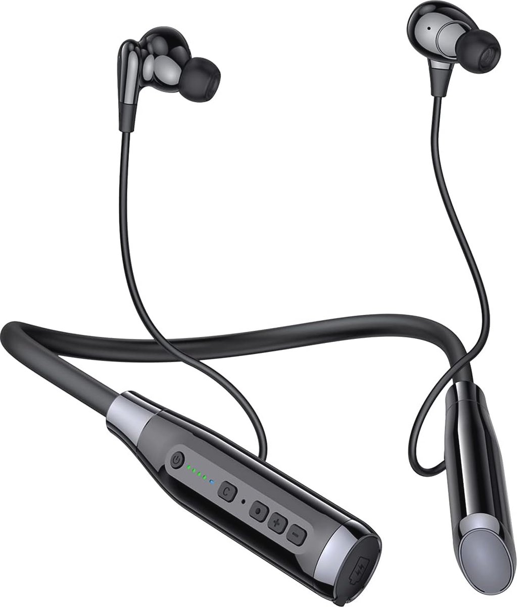 Draadloze Bluetooth Nekband Oortelefoon met Ruisonderdrukking en Waterdichte Bescherming