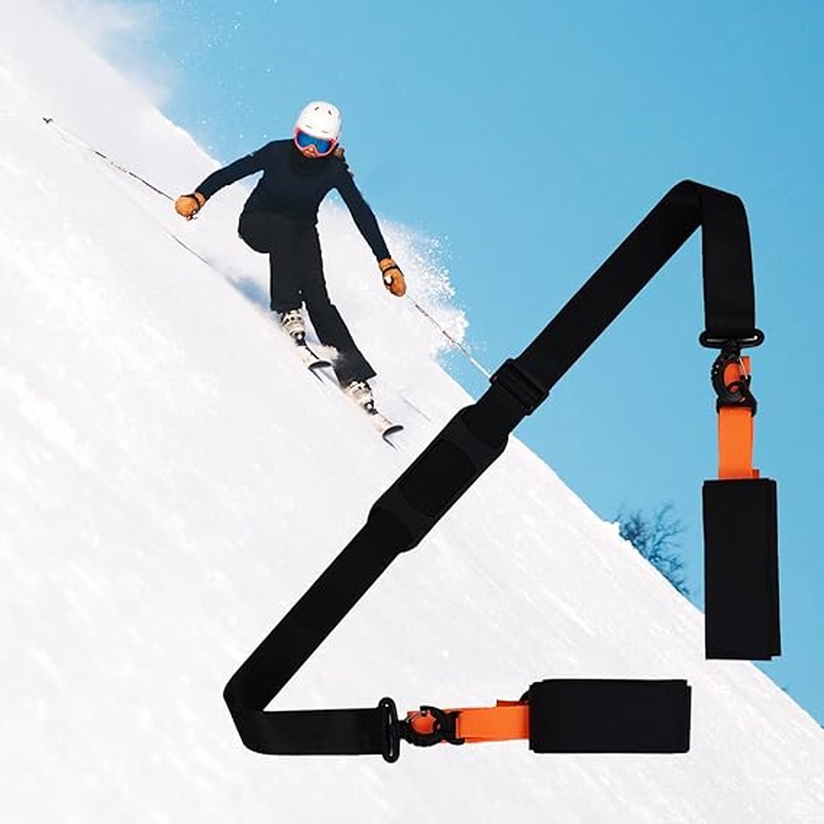 Skischoen draagband - Skischoenen draagriem - Snowboarden - Skiën - Tas