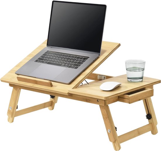 Innovagoods Opklapbare Bamboe Laptoptafel V0103031 Tafel kopen