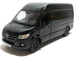 Kinsmart Speelgoedauto Mercedes-benz Sprinter 1:42 Die-cast Zwart