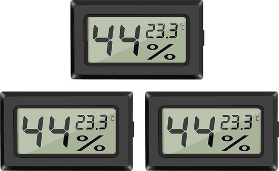 Temperatuur-hygrometersensor - Digitale binnenthermometer en vochtigheidsmonitor | Digitale hygrometer met snelle respons, nauwkeurige klimaatregeling, draadloze kamerhygrometer, meter