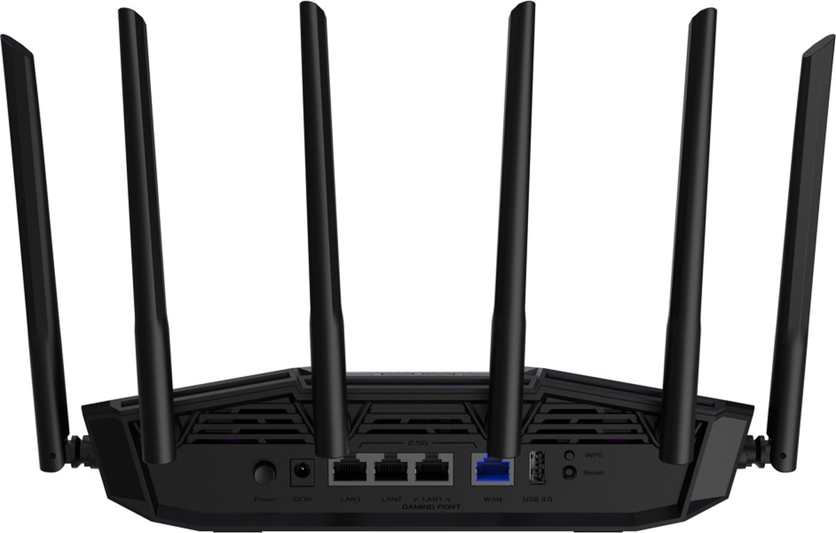 ASUS TUF Gaming BE6500 - Gaming Router - WiFi Versterker - WiFi 7 - Dual-Band - 2.5Gbps port - 6500 Mbps – foto 6
