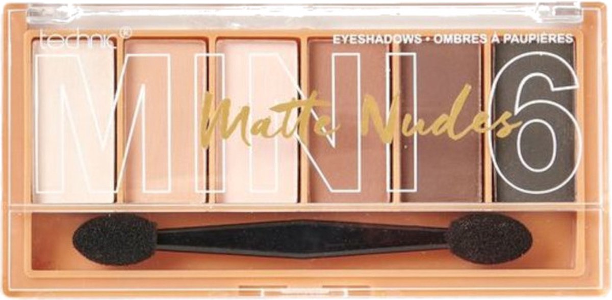 Goedkoopste Technic Mini 6 Oogschaduw Palette - Nude