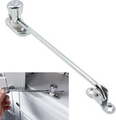 Deuruitzetter - Deurvastzetter - Windhaak - Deuropenhouder - Verstelbare - zinklegering & staal - kastdeur - Kiepstand Verkleiner - Deurvastzetter - Deuropenhouder - Maximum angle 135° - screw fixed