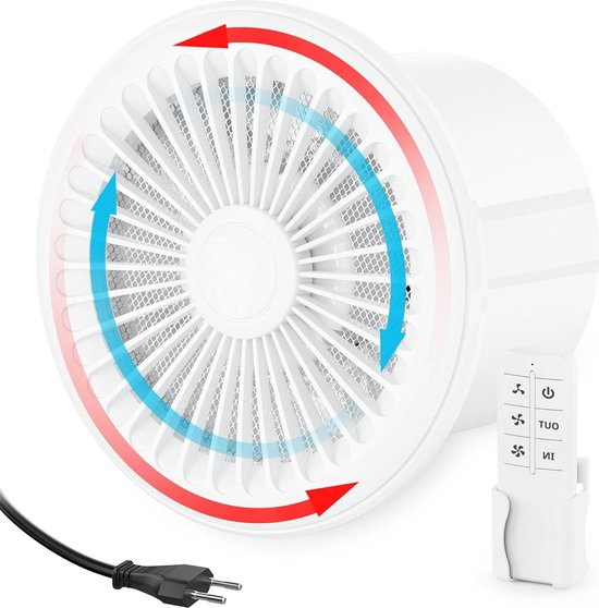 STERR BFS150P-B - 150 mm Badkamerventilator, Bewegingssensor, 250 m³/h