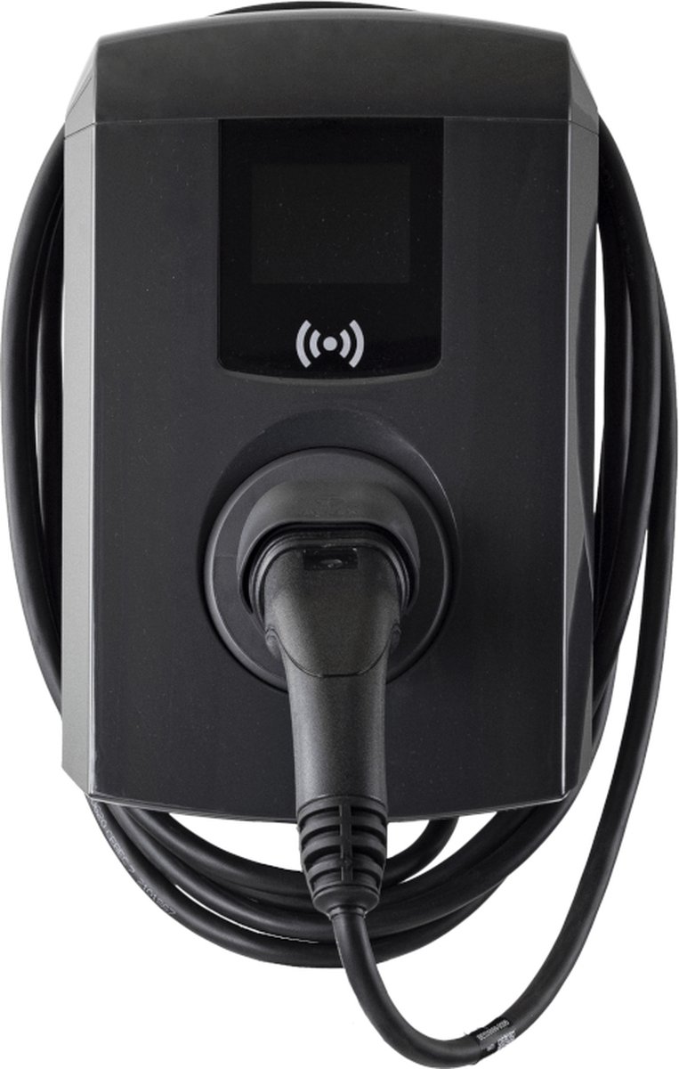 Alfen Eve Single Pro-line| GRIJS|11kW | 3-fase | RFID | 16A | Incl. 5 meter vaste kabel | laden op zonne-energie