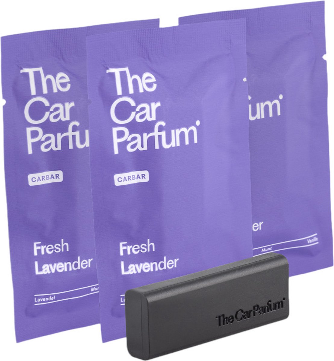 Goedkoopste The Car Parfum Auto Parfum - 3 Navullingen - Auto Geur Met Houder - The CarBar - Auto Geurverfrisser - Fresh Lavender Set