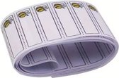 Strijklabels - Naam Labels - 100 stuks - Strijk Naam - Wasbaar Kledingstuk Labels Wit Tags