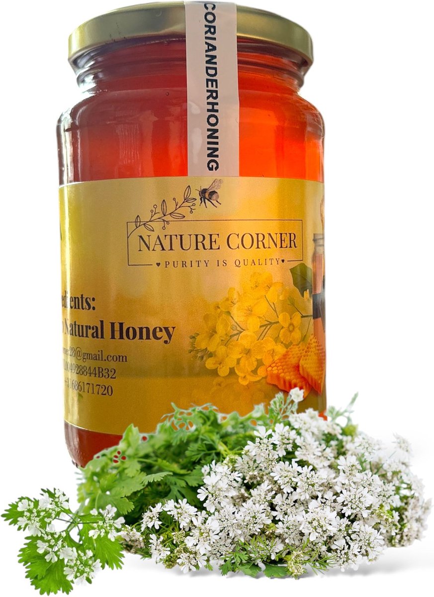 Korianderhoning | Coriander Honey | Miel de Coriandre | عسل الكزبرة – 100% Puur & Natuurlijk | Rauw & Onverhit | 1kg