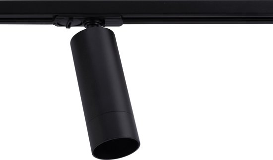 Ledvion LED Railverlichting 2M 5 Railspots  Zwart Dimbaar GU10 Fitting 1 Fase 2858354670
