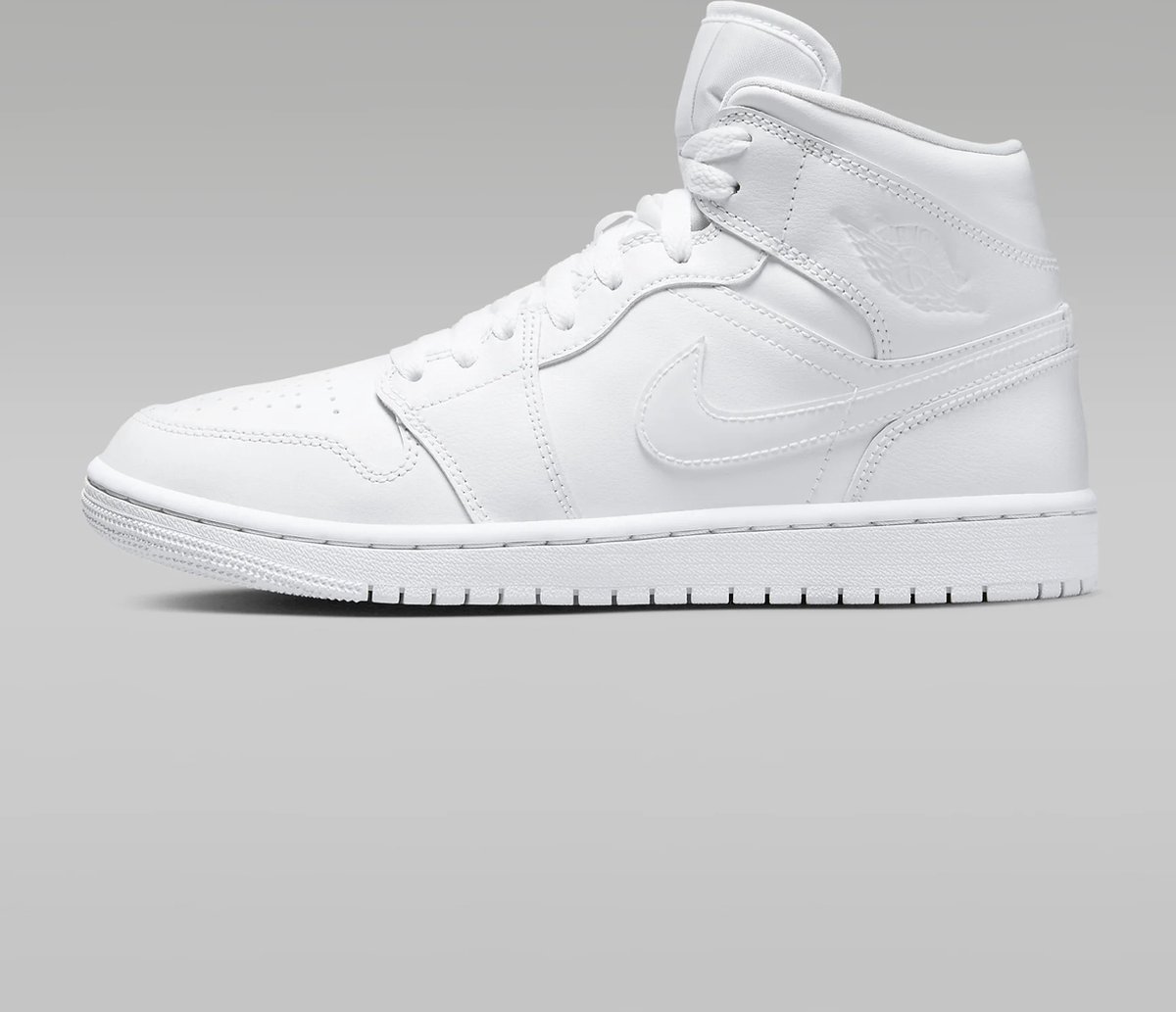 triple white shoes