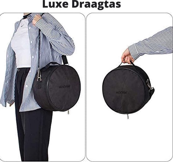 Tongue Drum - Groot - 30cm - 11 tonen - Klankschaal - Lotus Drum - Meditatie - Yoga - Handpan - 3.2 kg - Groen van Vigioo — afbeelding 2