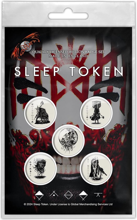 Jeton de Sleep - Masque de vaisseau - Bouton - 5-pack