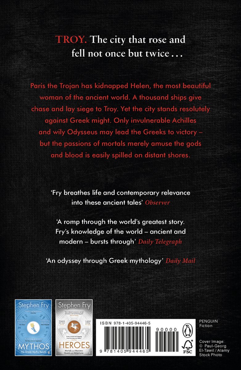Troy - back cover