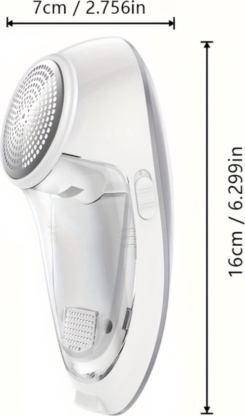 Bovista Ontpluizer - Ontpiller - Pluizenverwijderaar Electrisch - Pluizentondeuse Oplaadbaar - Pluizenroller - Wit