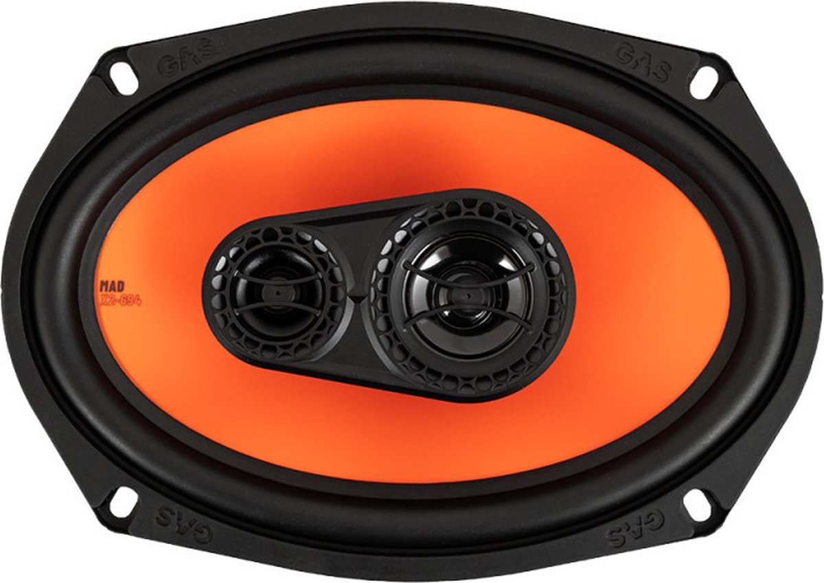 Gas Audio Power Gas Mad Level 2 Coaxial Speaker 6x9 voor Auto Geluidssystemen en Hoogwaardige Geluidskwaliteit