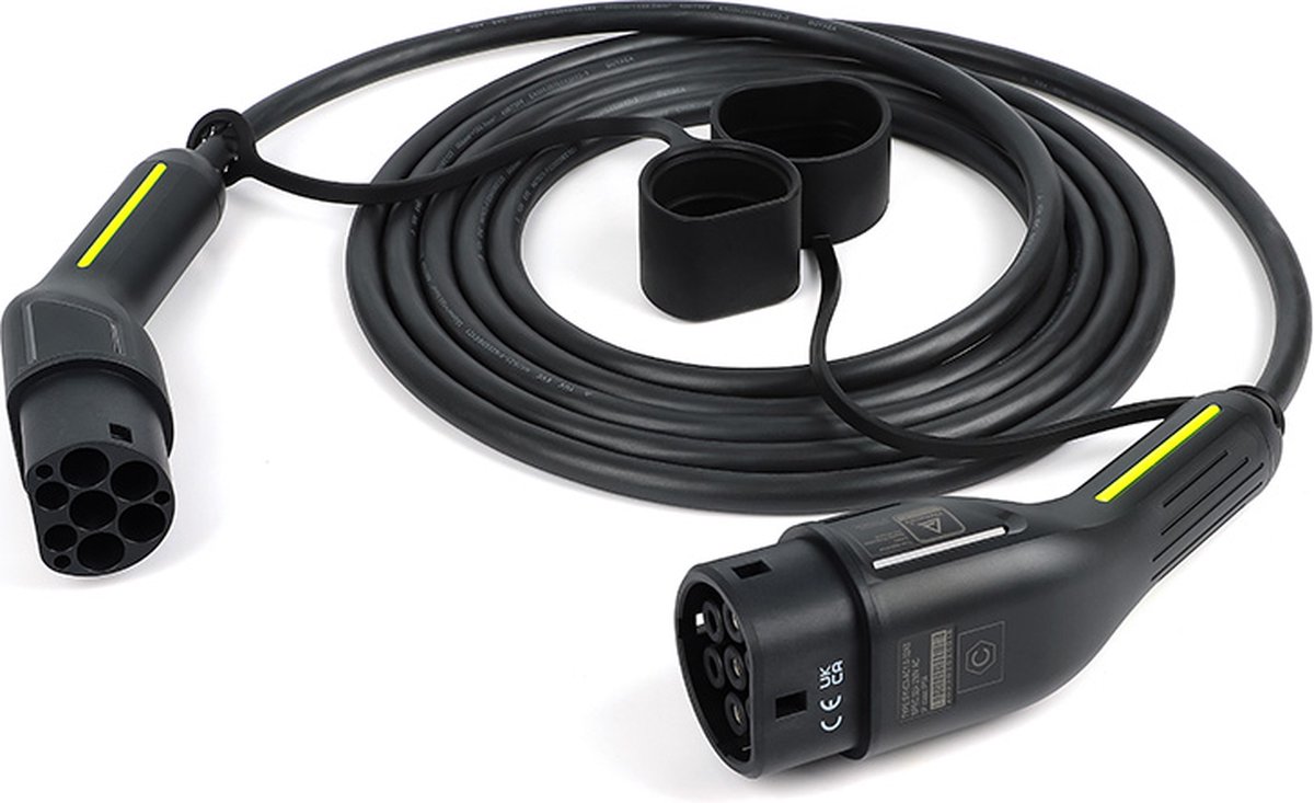 Hoogwaardige BlackCharge® Laadkabel 3.7kW (5M) voor publieke laadpalen