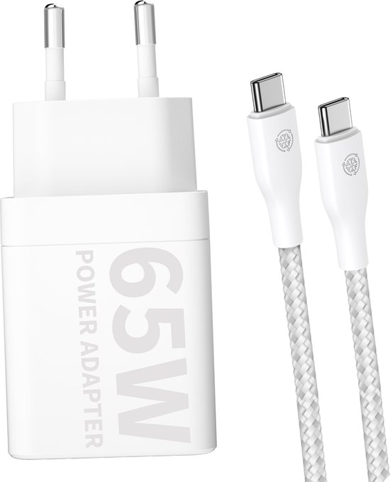 65W USB-C laptop oplader met 1m kab...