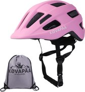 Køvapää® Lappi Fietshelm Kinderen - Roze - Maat 52-56 cm - 5 jaar tot volwassen -S/M - Fietshelm Meisjes - Fietshelm Jongens - Fietshelm Kind