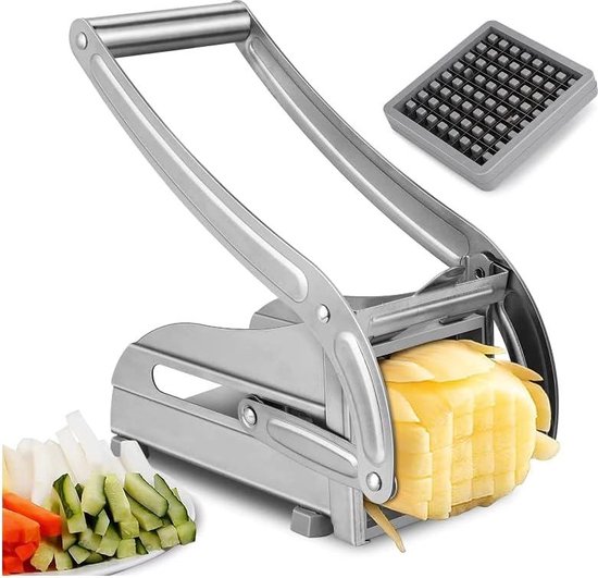 30cm Friet Machine, Roestvrijstalen Aardappelpuree Extruder, Speciale Keuken Extruder, Pers Lange Frites Knijper, Handmatige Commerciële Super Lange Fritesmeel Making Machine