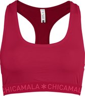 Chicamala – Dames Racerback - BH zonder beugel – Dames Ondergoed – Lingerie - Sport BH – Kleding - 95% Katoen – Dames kleding