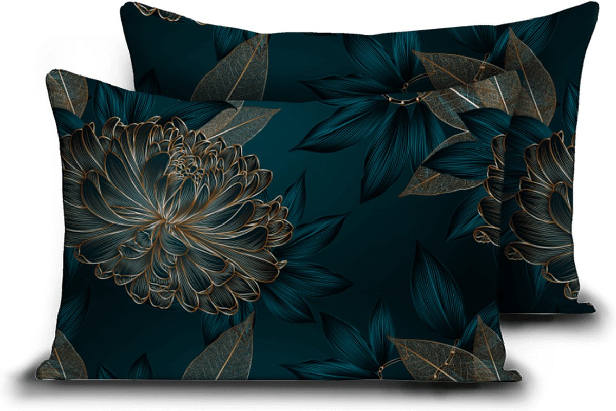 Zelesta Everyday Design Kussenslopen Royal Flowers - Kussenslopen 60 x 70 set van 2