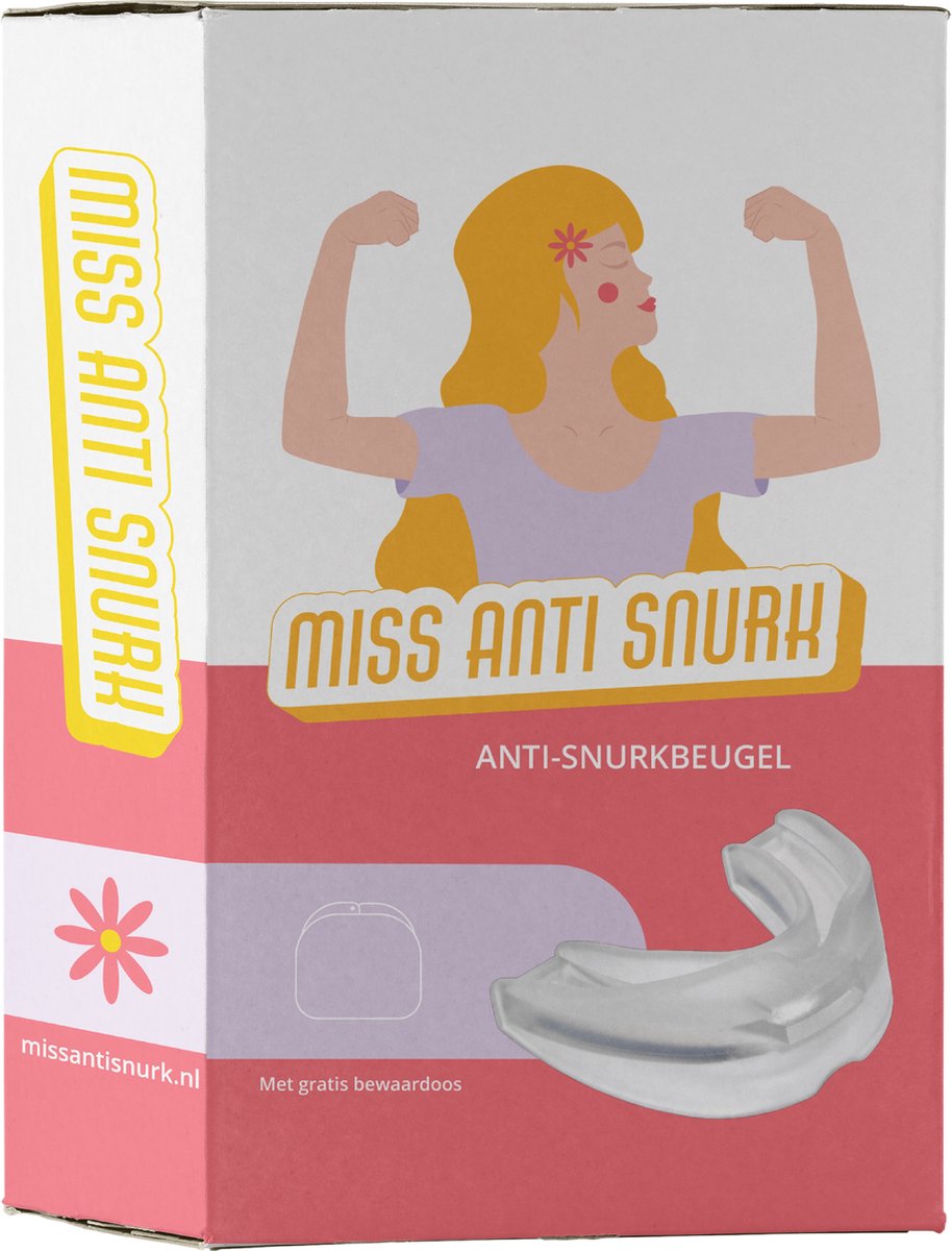 Miss Anti Snurk ™ - Duo Pack - 2x Snurkbeugel voor vrouwen - Anti Snurk Beugel - Anti Snurk Bitje - Eenvoudig op maat te maken - Anti Snurk Producten op Prijzenvolger.com